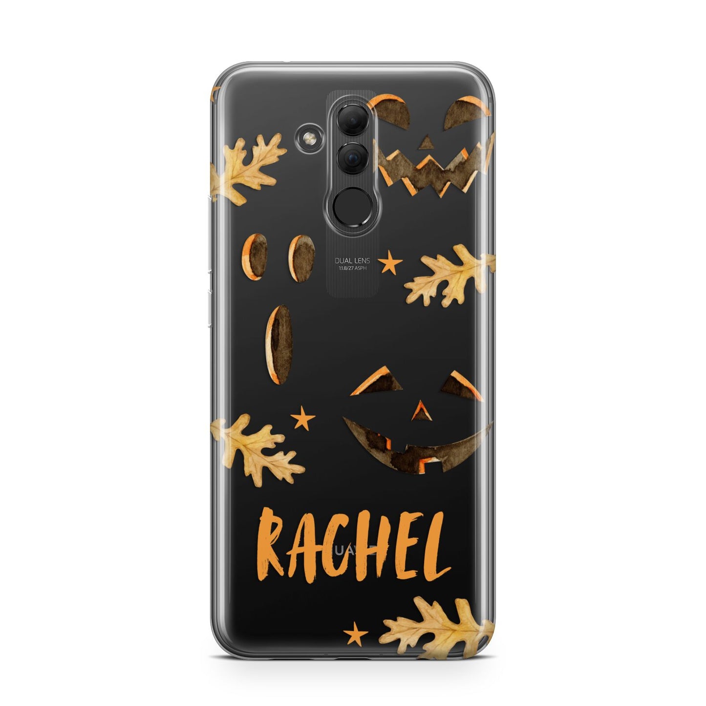 Custom Halloween Pumpkin Face Huawei Mate 20 Lite