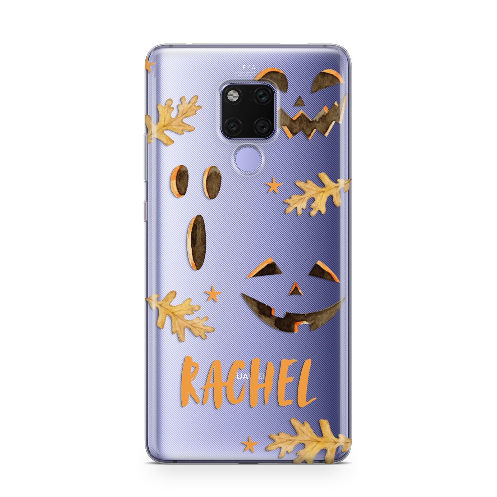 Custom Halloween Pumpkin Face Huawei Mate 20X Phone Case