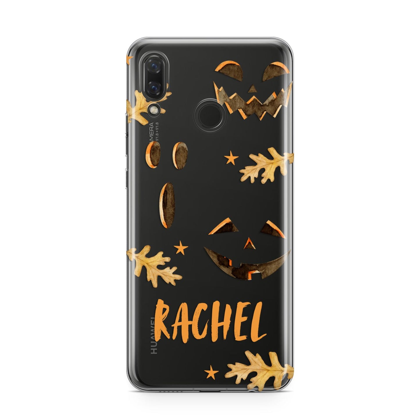 Custom Halloween Pumpkin Face Huawei Nova 3 Phone Case