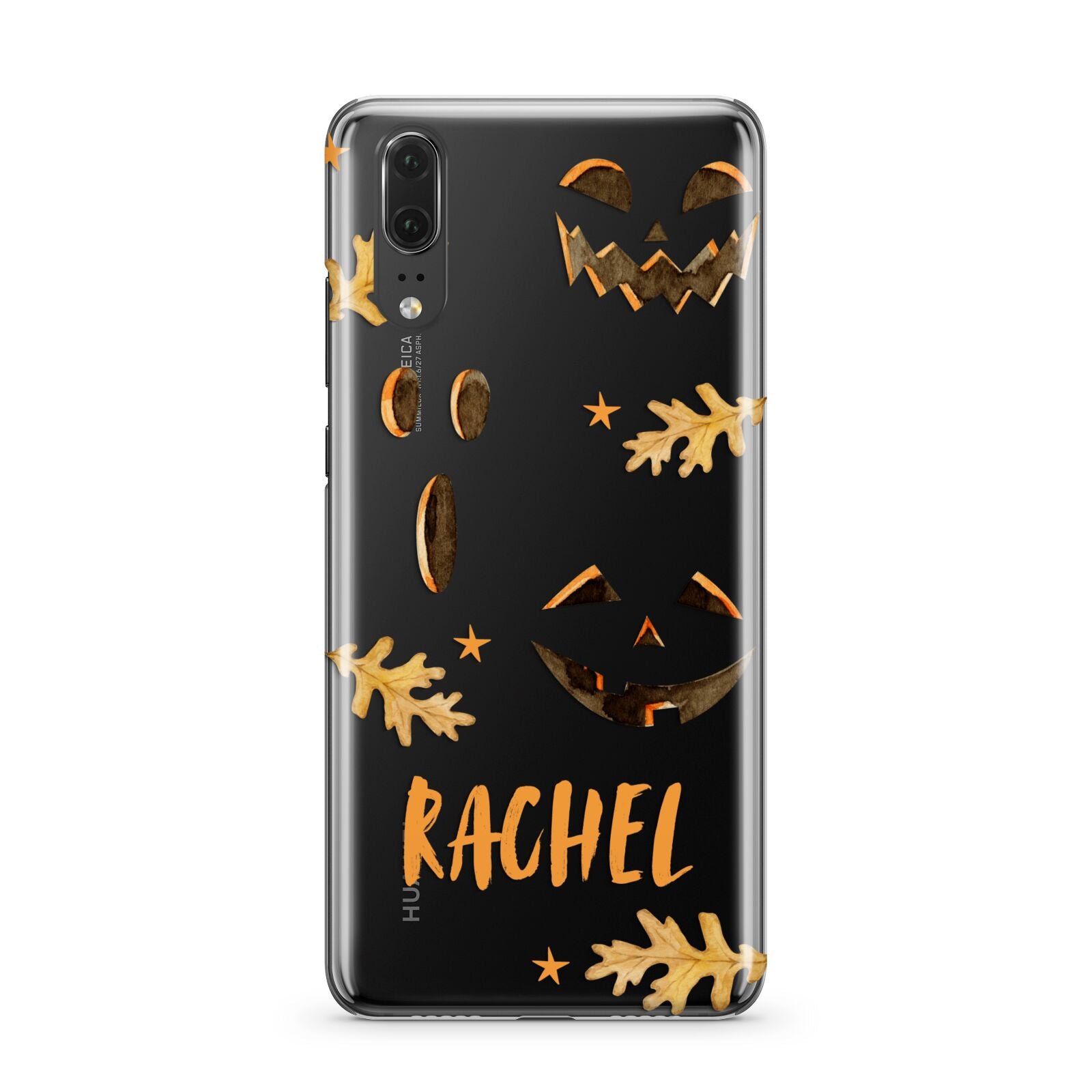 Custom Halloween Pumpkin Face Huawei P20 Phone Case