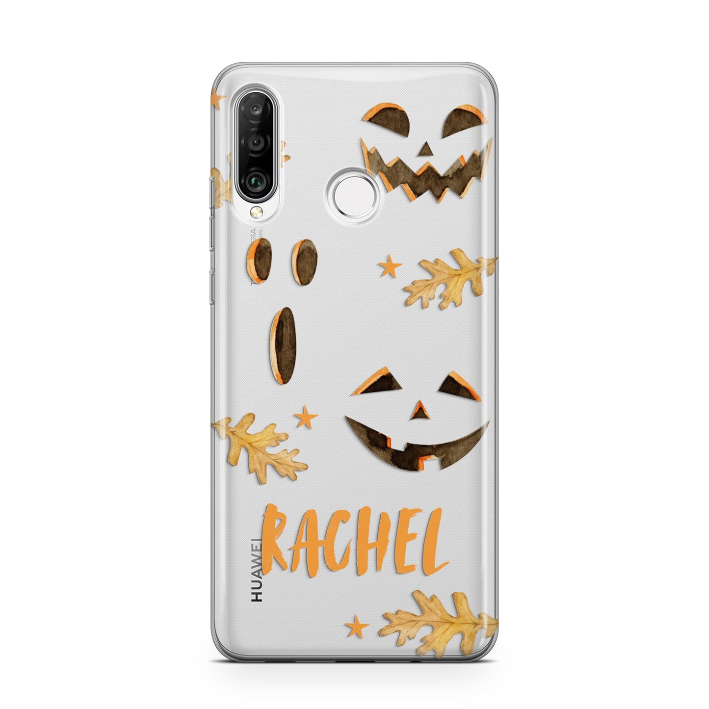 Custom Halloween Pumpkin Face Huawei P30 Lite Phone Case