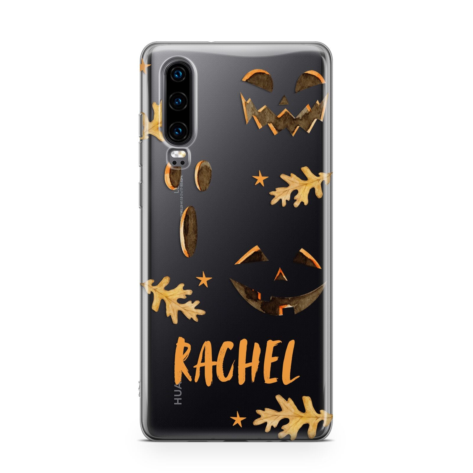 Custom Halloween Pumpkin Face Huawei P30 Phone Case