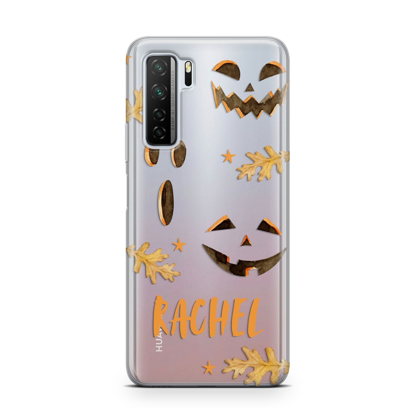 Custom Halloween Pumpkin Face Huawei P40 Lite 5G Phone Case