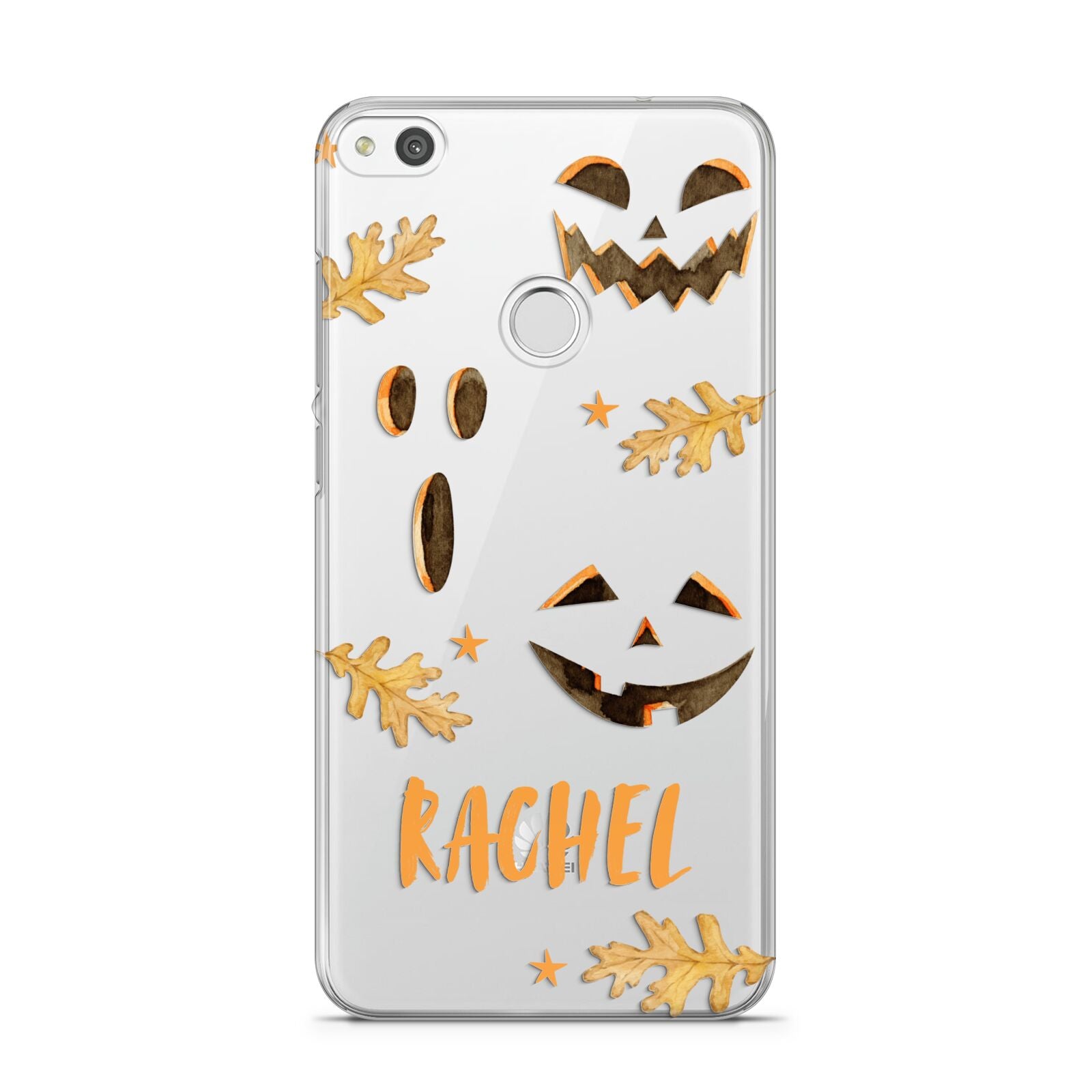 Custom Halloween Pumpkin Face Huawei P8 Lite Case