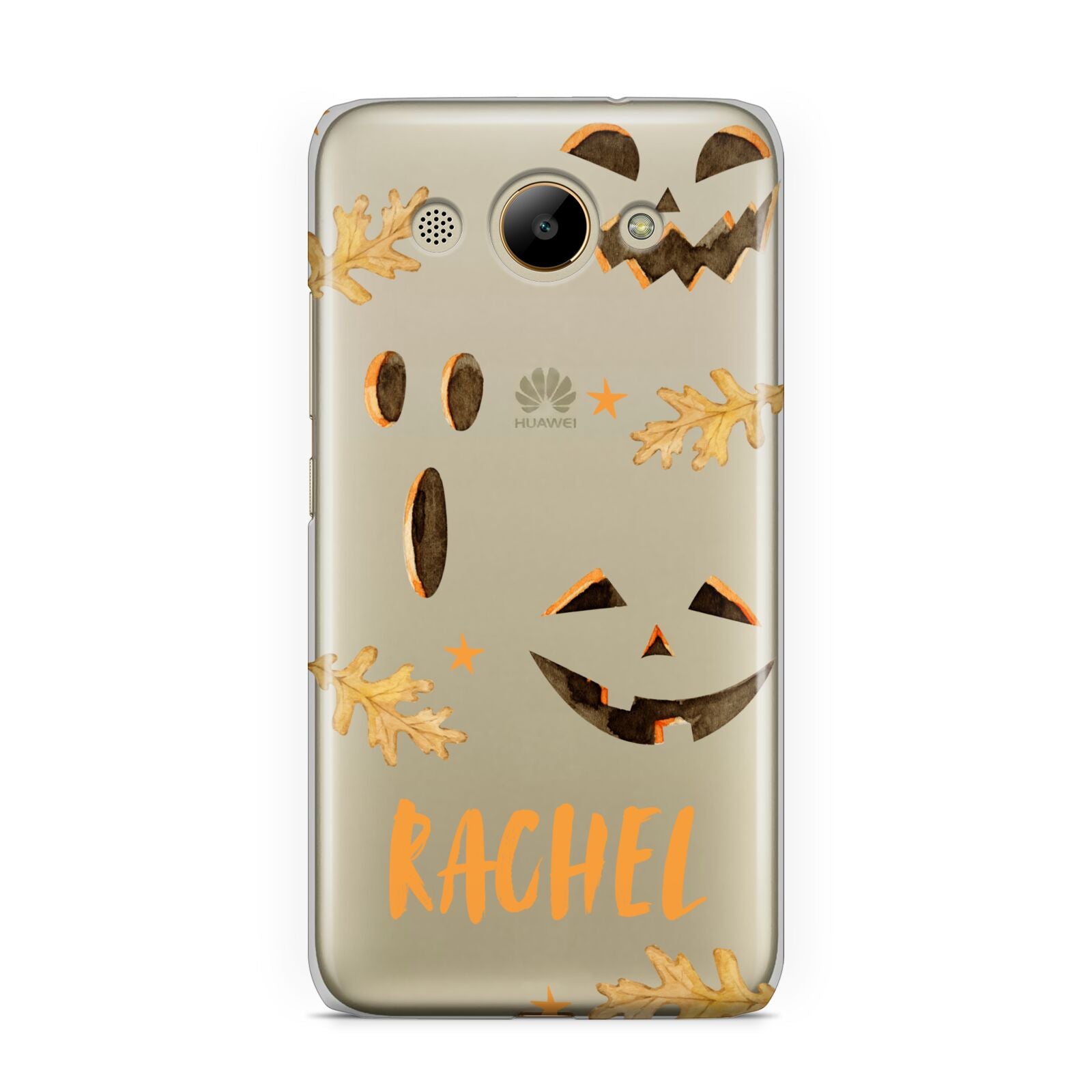 Custom Halloween Pumpkin Face Huawei Y3 2017