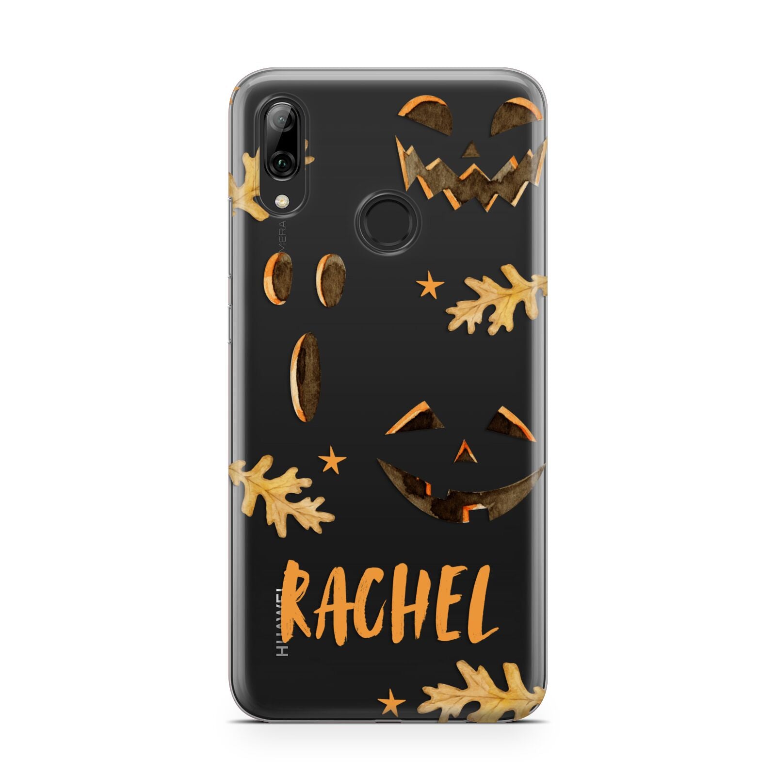 Custom Halloween Pumpkin Face Huawei Y7 2019