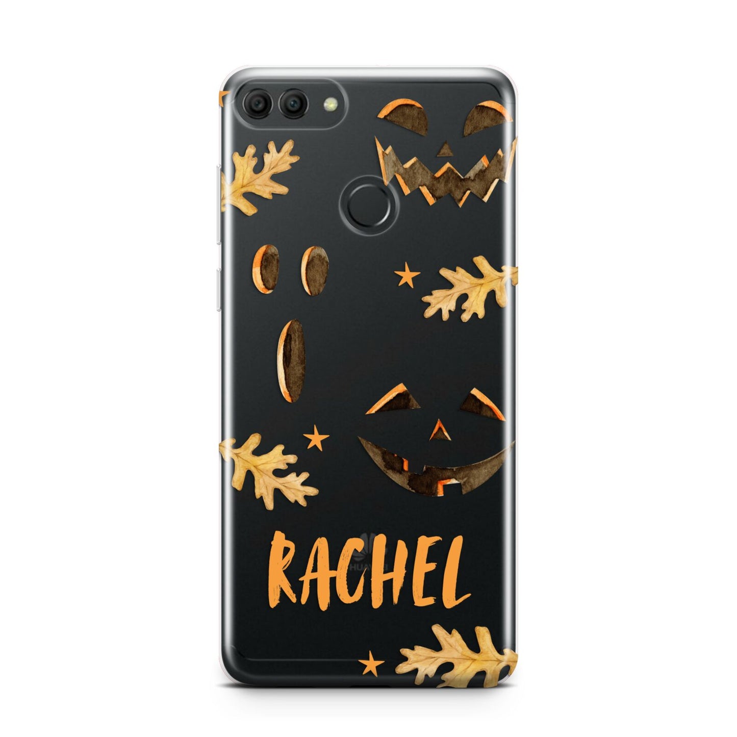 Custom Halloween Pumpkin Face Huawei Y9 2018