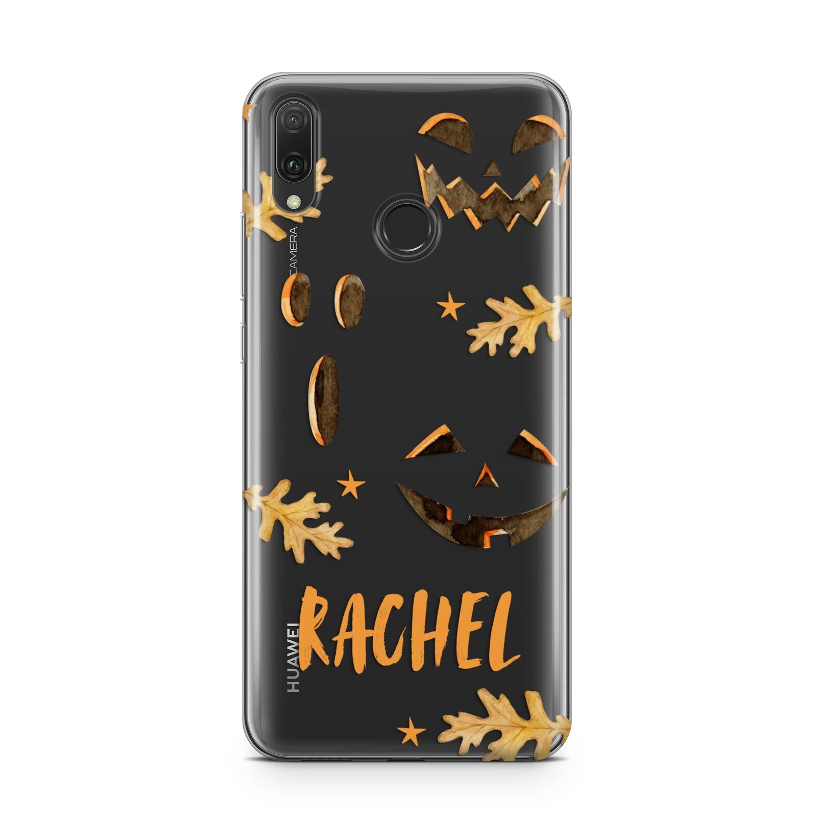 Custom Halloween Pumpkin Face Huawei Y9 2019