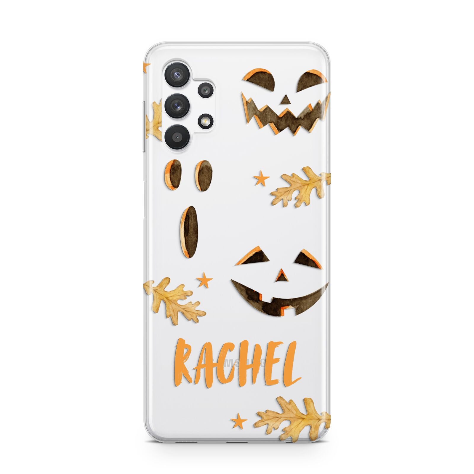 Custom Halloween Pumpkin Face Samsung A32 5G Case