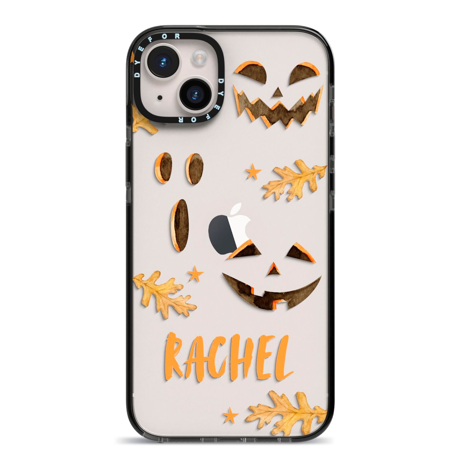 Custom Halloween Pumpkin Face iPhone Case Dyefor