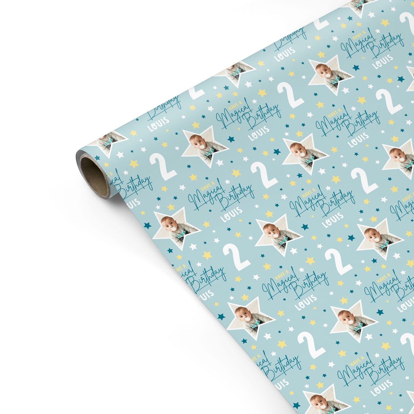 Custom Happy Birthday Personalised Gift Wrap