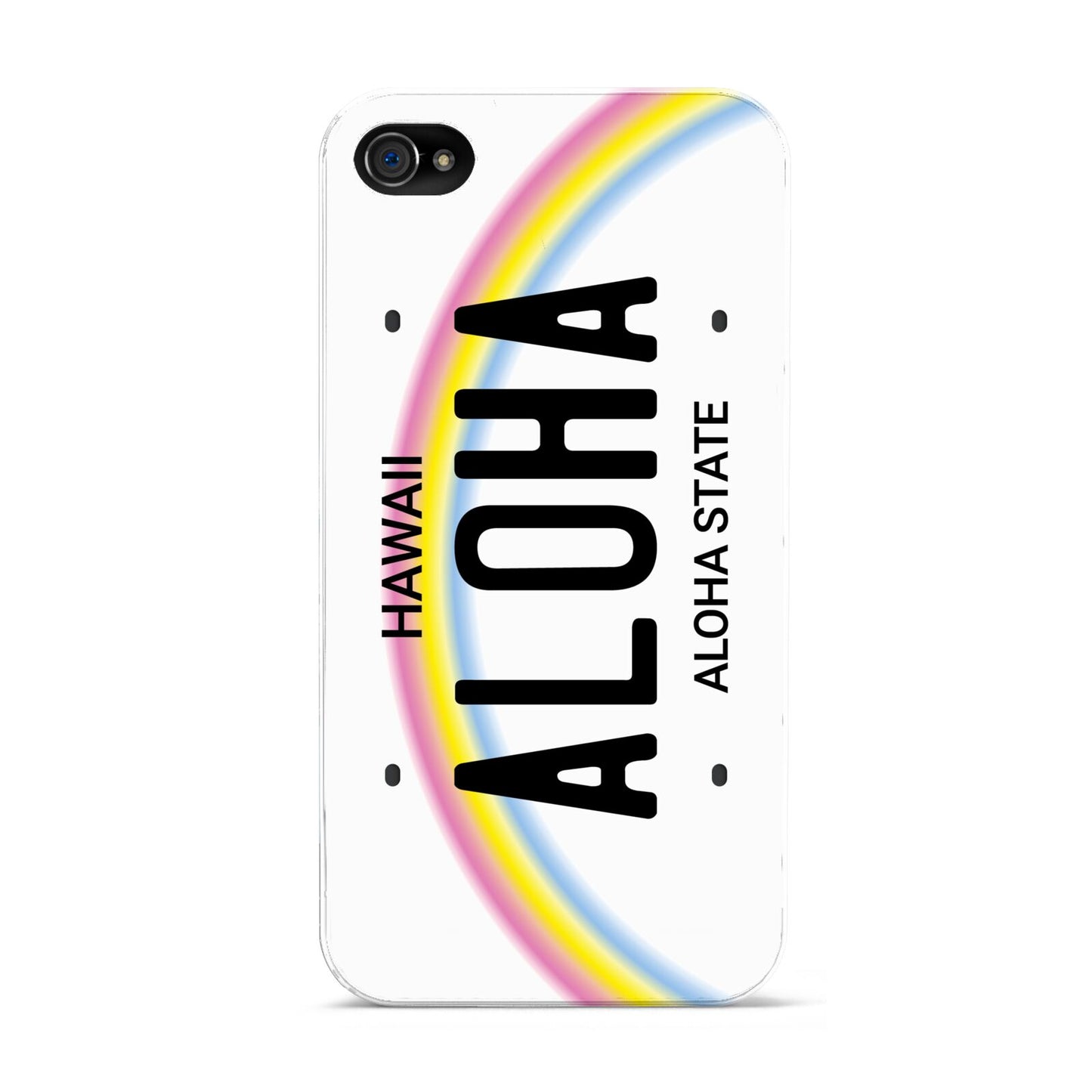 Custom Hawaii License Plate Apple iPhone 4s Case