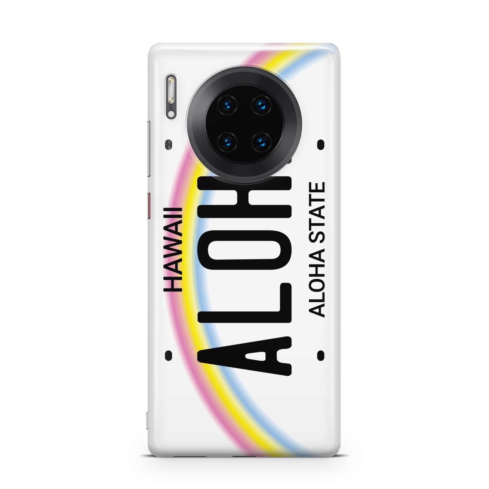 Custom Hawaii License Plate Huawei Mate 30 Pro Phone Case