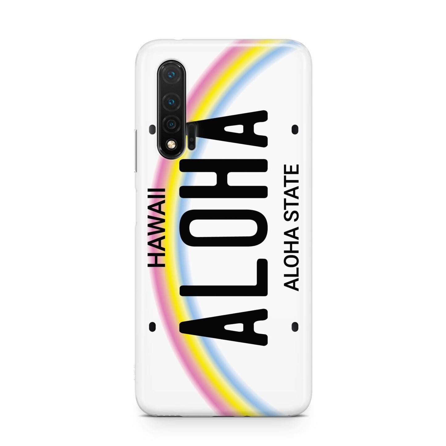 Custom Hawaii License Plate Huawei Nova 6 Phone Case