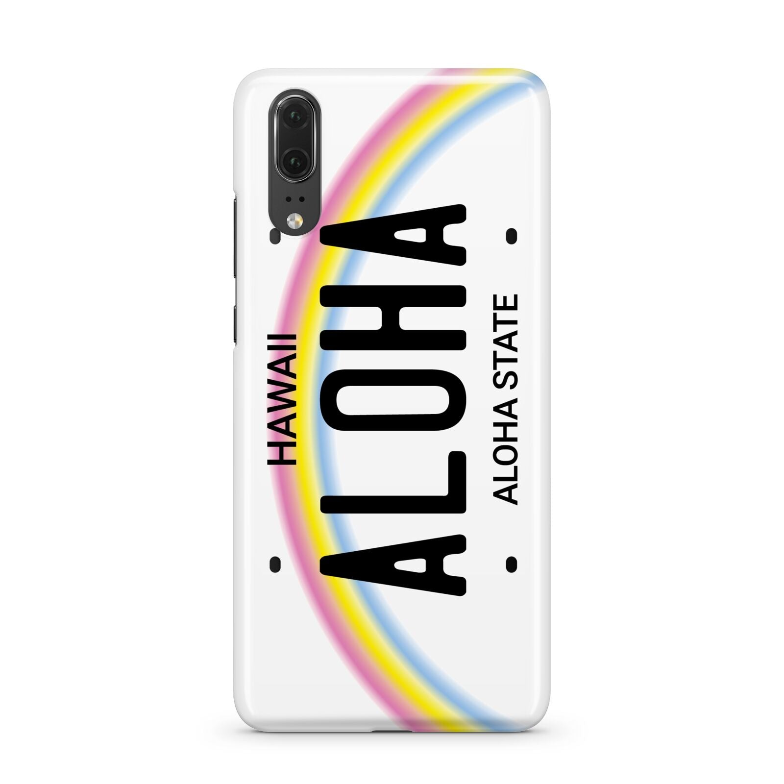 Custom Hawaii License Plate Huawei P20 Phone Case