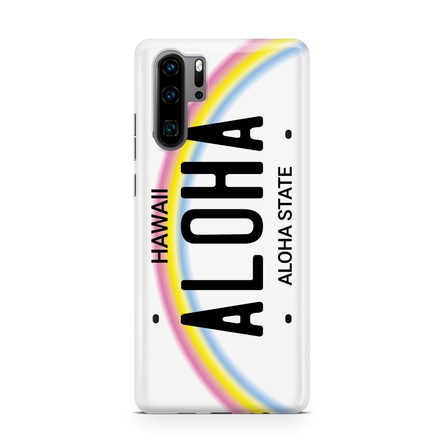 Custom Hawaii License Plate Huawei P30 Pro Phone Case