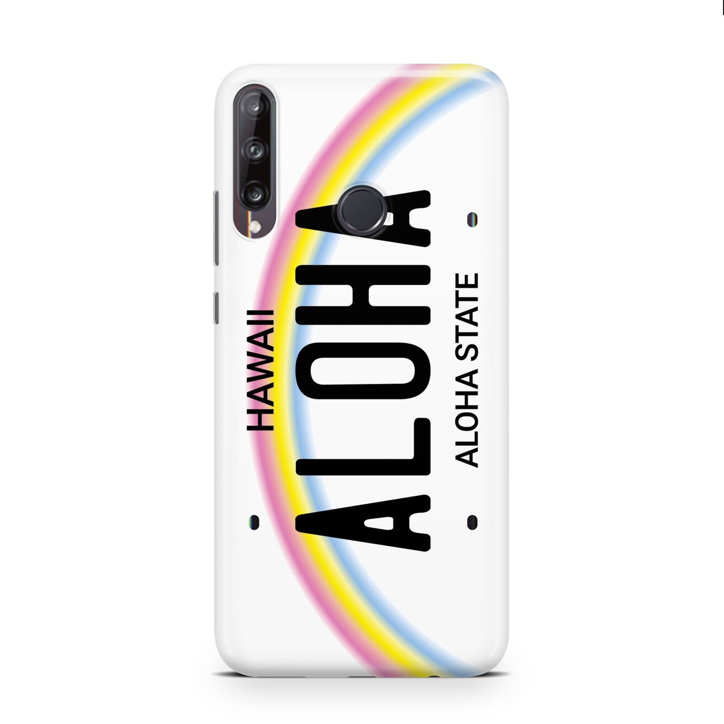 Custom Hawaii License Plate Huawei P40 Lite E Phone Case