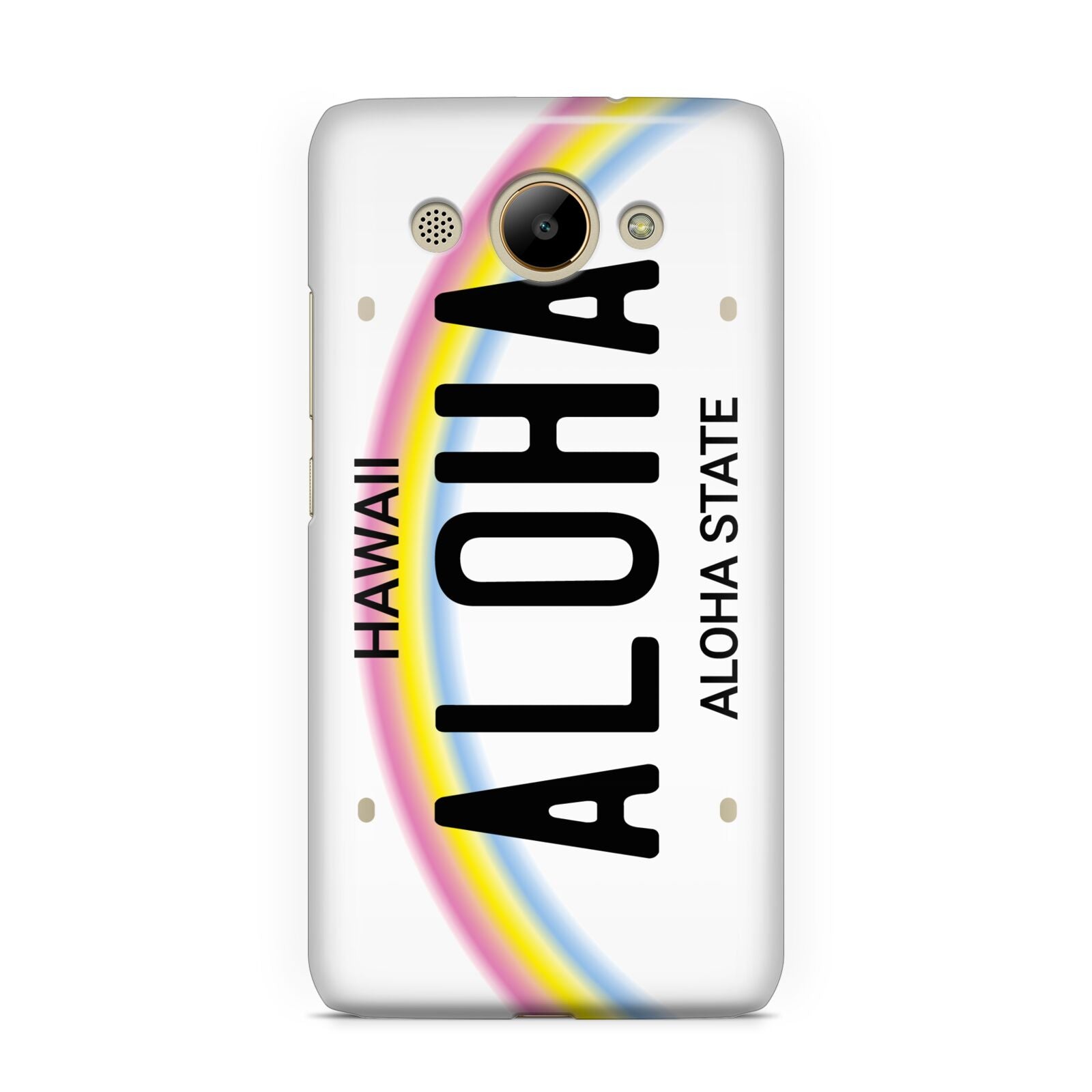 Custom Hawaii License Plate Huawei Y3 2017