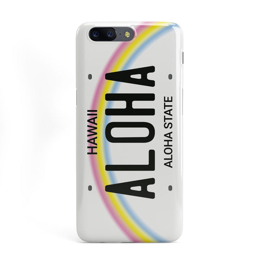 Custom Hawaii License Plate OnePlus Case