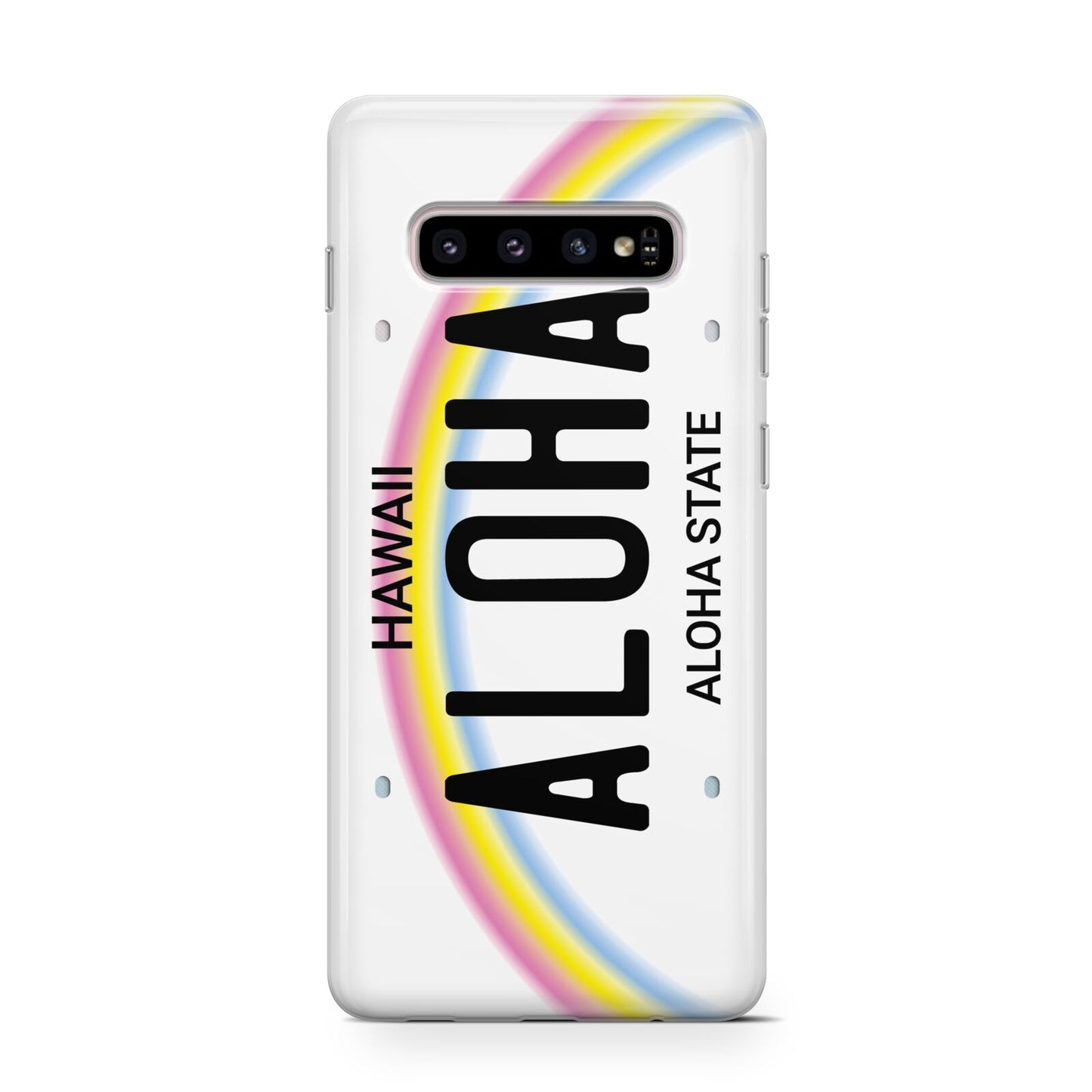 Custom Hawaii License Plate Protective Samsung Galaxy Case