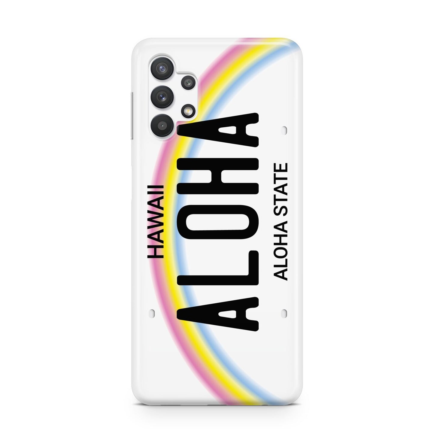 Custom Hawaii License Plate Samsung A32 5G Case