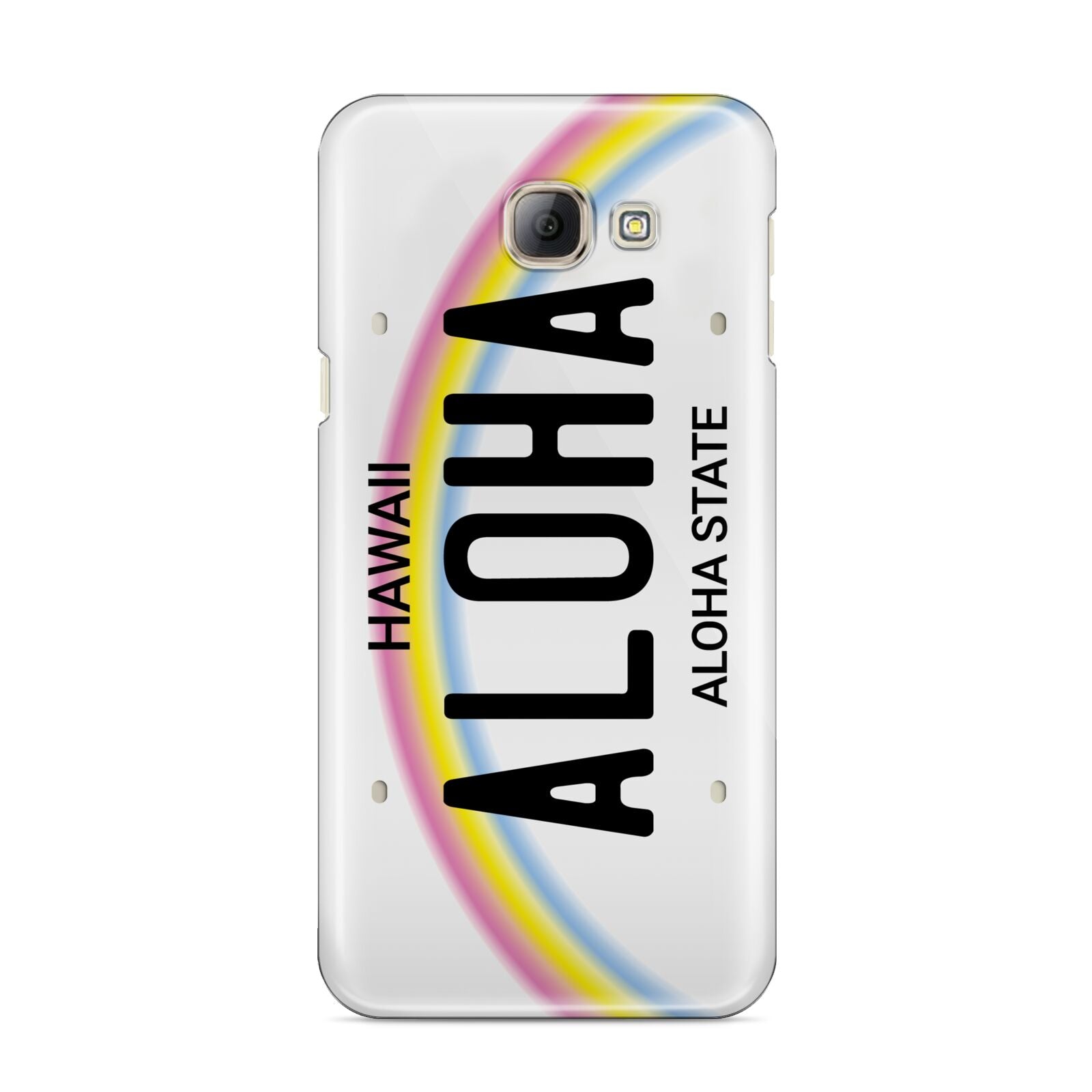 Custom Hawaii License Plate Samsung Galaxy A8 2016 Case