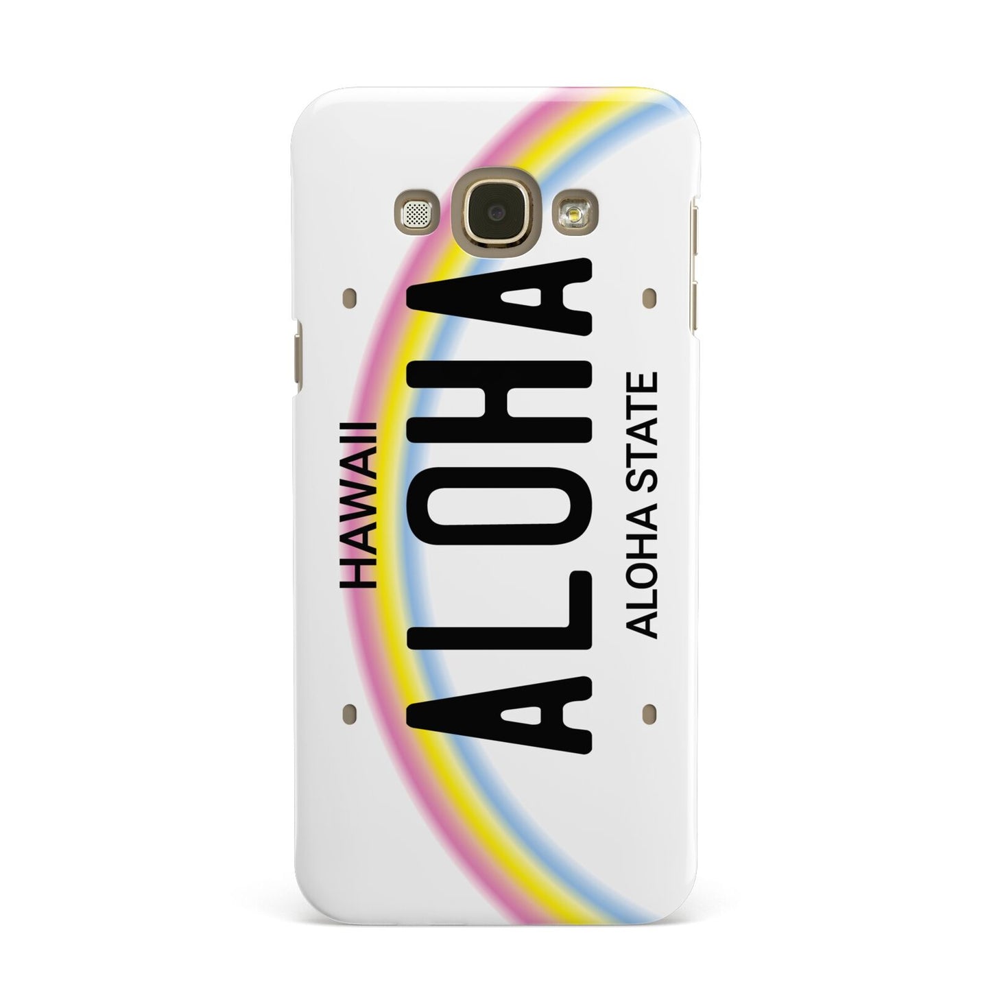 Custom Hawaii License Plate Samsung Galaxy A8 Case