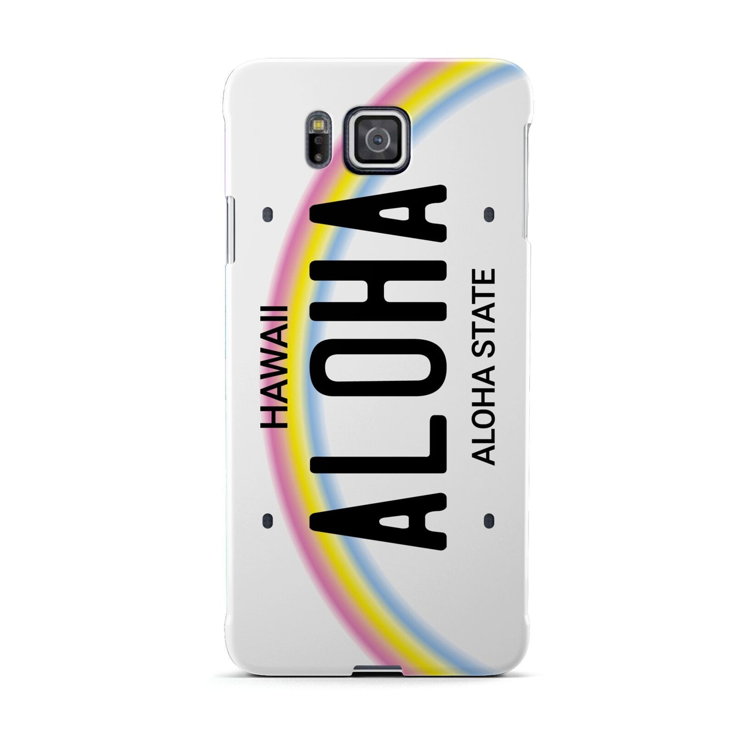 Custom Hawaii License Plate Samsung Galaxy Alpha Case