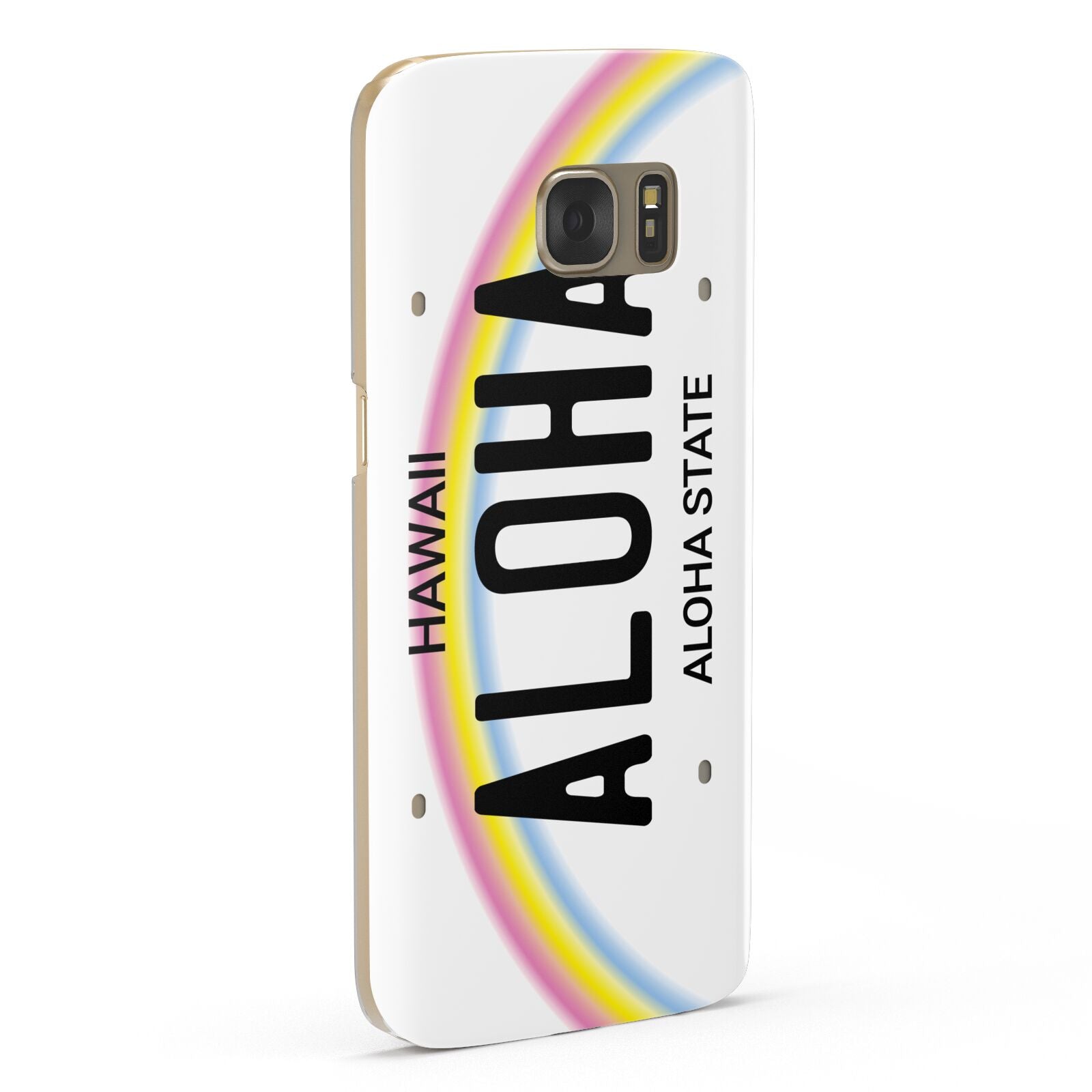 Custom Hawaii License Plate Samsung Galaxy Case Fourty Five Degrees