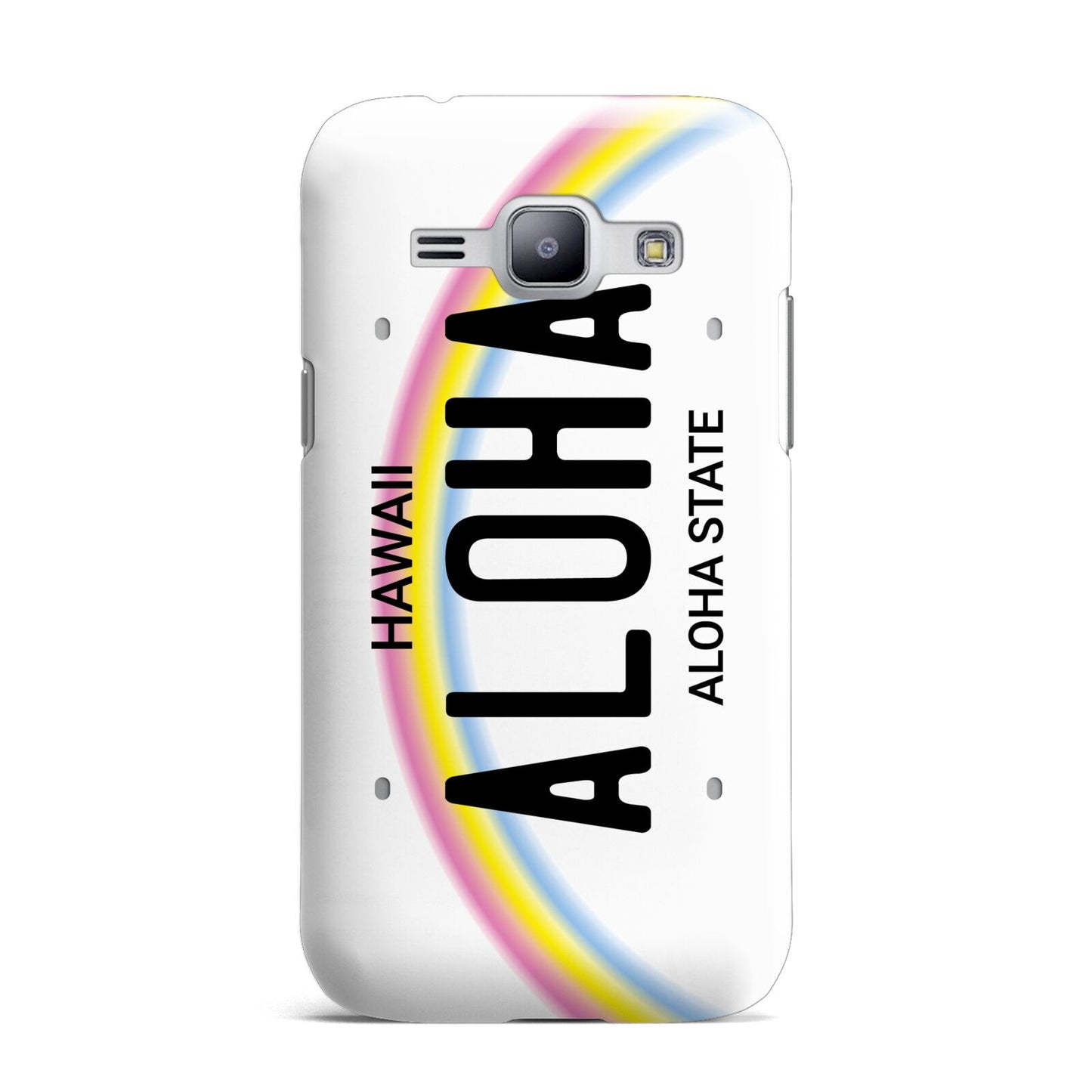 Custom Hawaii License Plate Samsung Galaxy J1 2015 Case