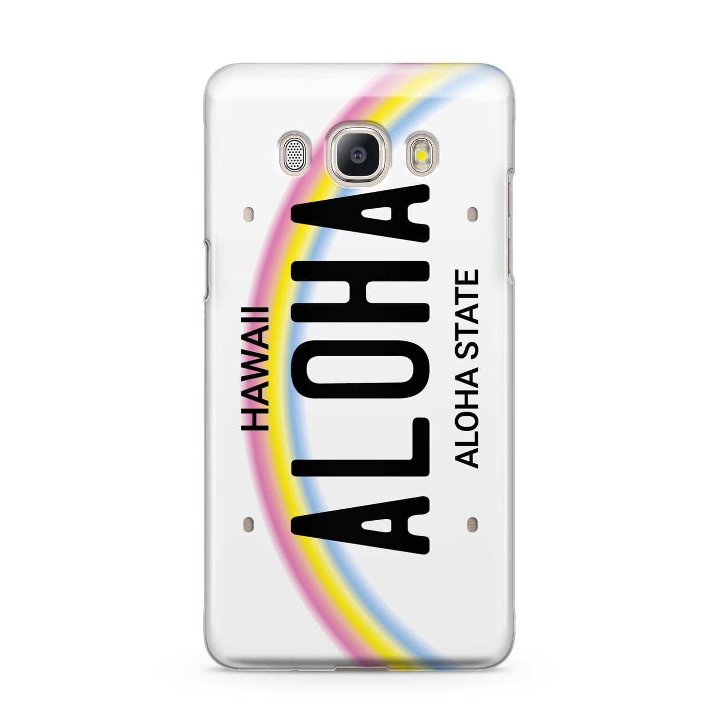 Custom Hawaii License Plate Samsung Galaxy J5 2016 Case