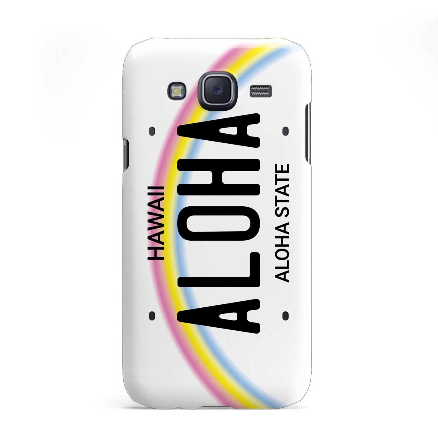 Custom Hawaii License Plate Samsung Galaxy J5 Case