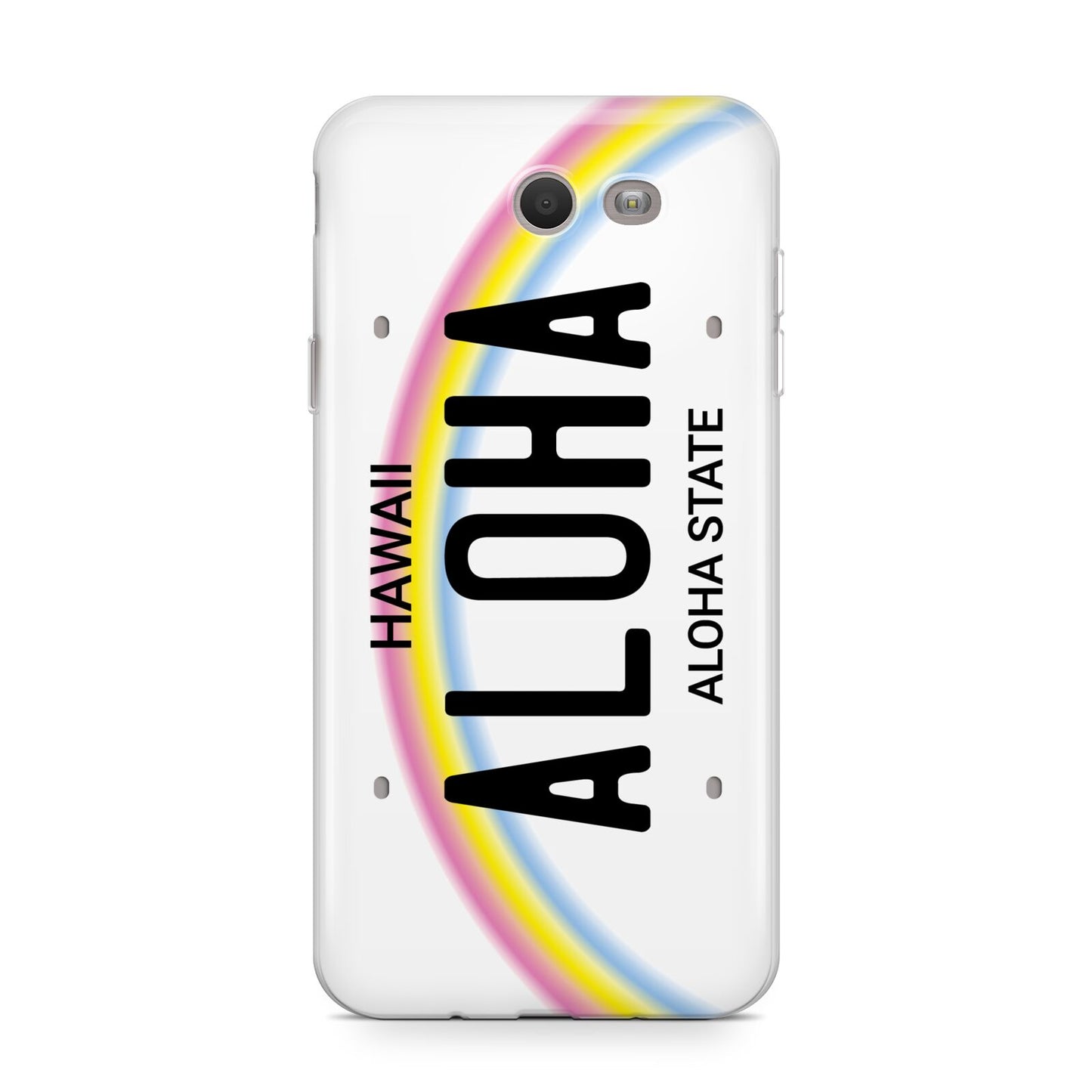 Custom Hawaii License Plate Samsung Galaxy J7 2017 Case