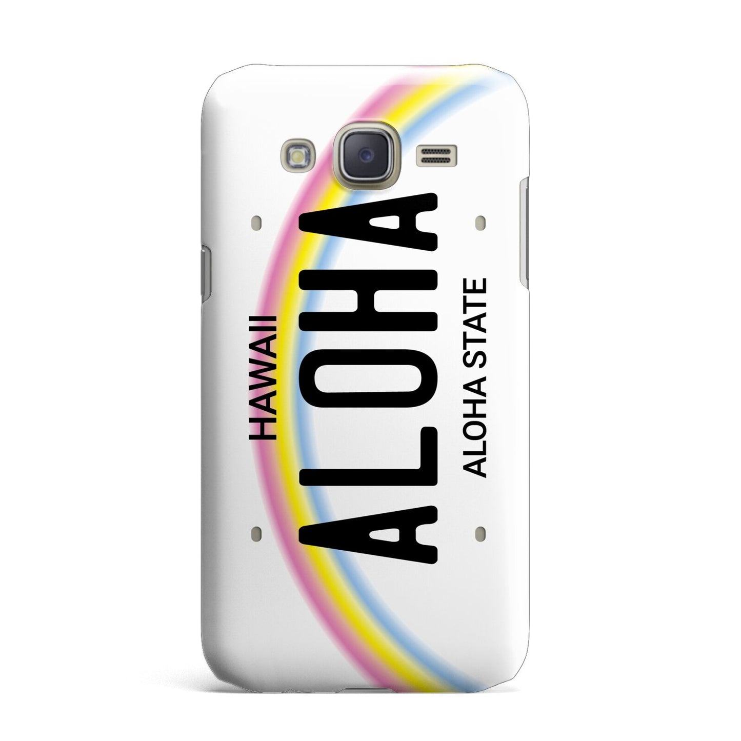 Custom Hawaii License Plate Samsung Galaxy J7 Case