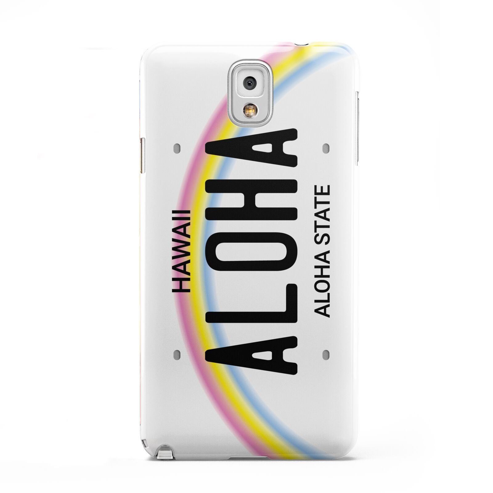 Custom Hawaii License Plate Samsung Galaxy Note 3 Case