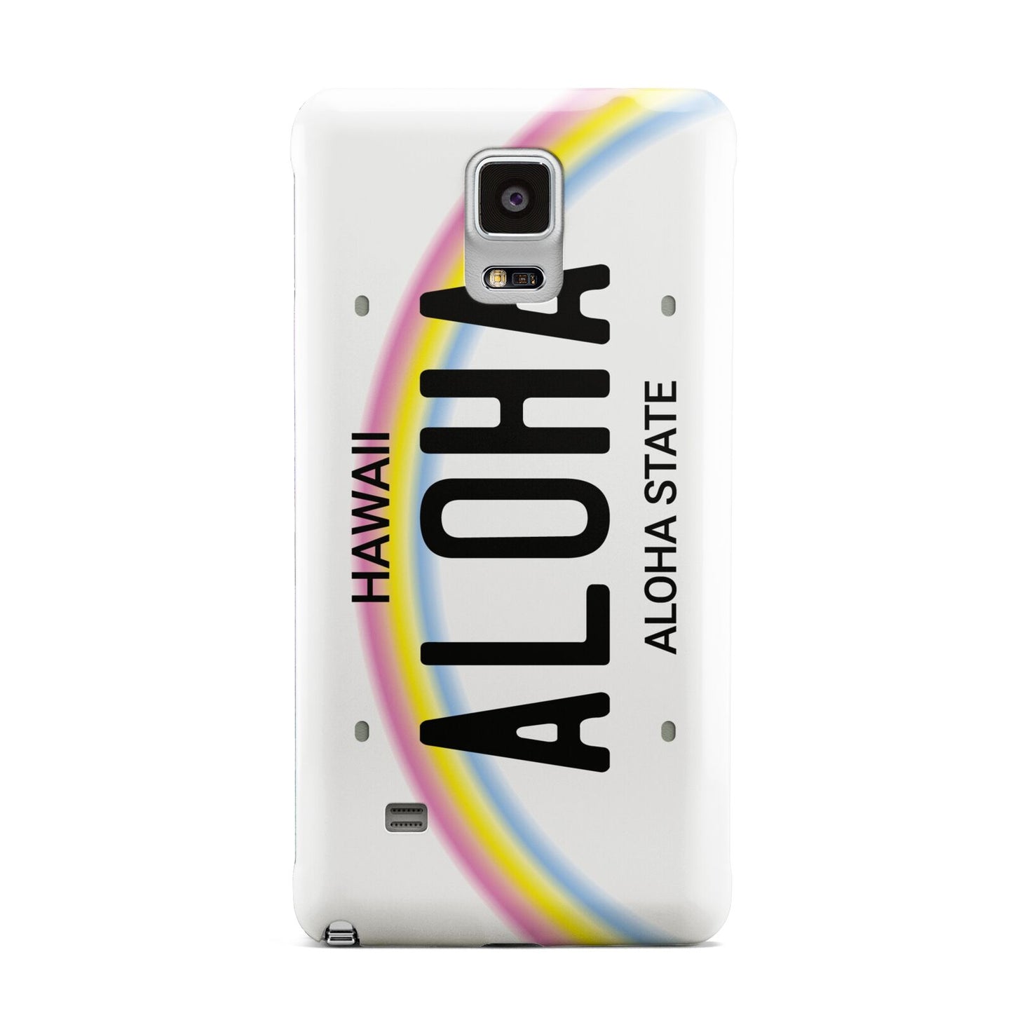 Custom Hawaii License Plate Samsung Galaxy Note 4 Case