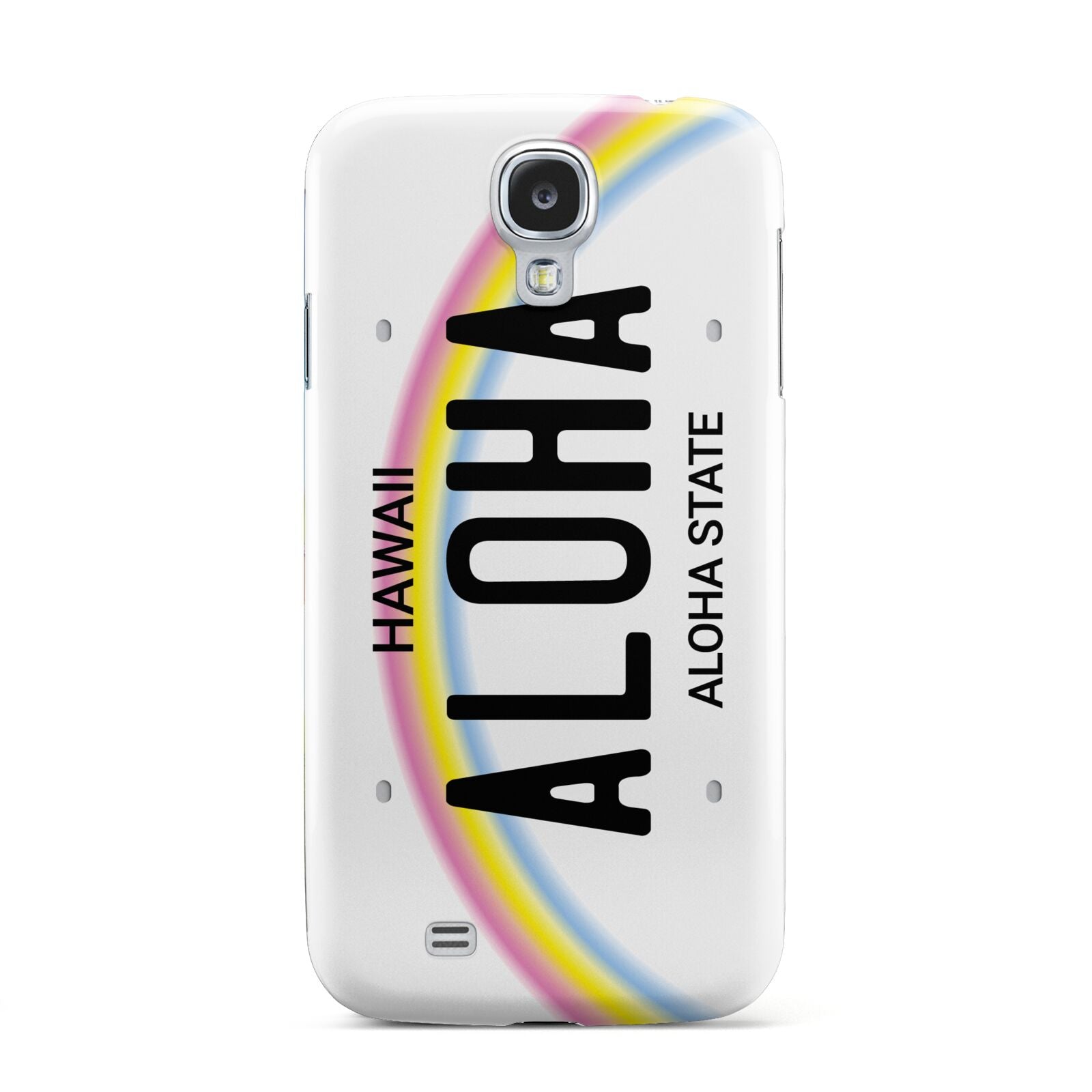 Custom Hawaii License Plate Samsung Galaxy S4 Case