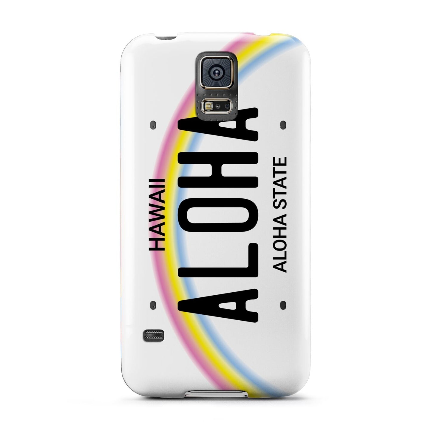 Custom Hawaii License Plate Samsung Galaxy S5 Case