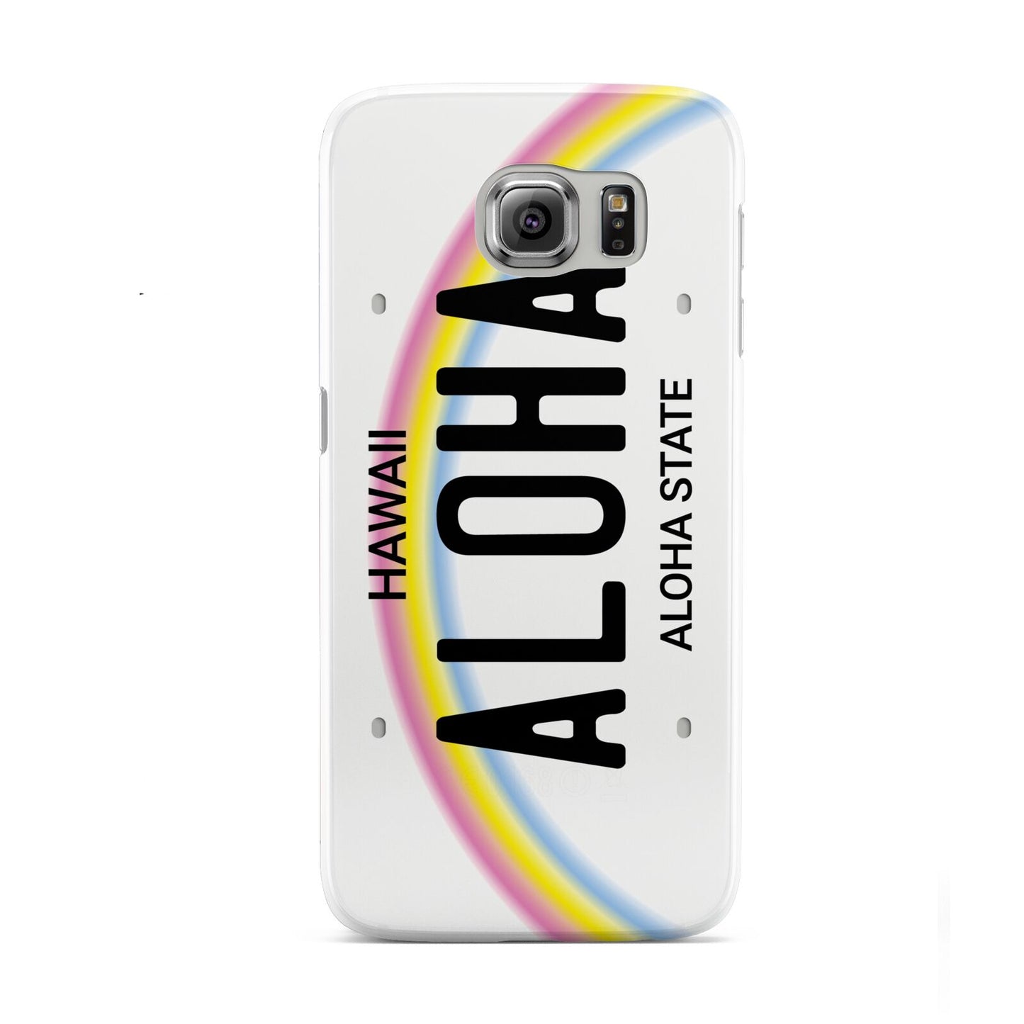 Custom Hawaii License Plate Samsung Galaxy S6 Case