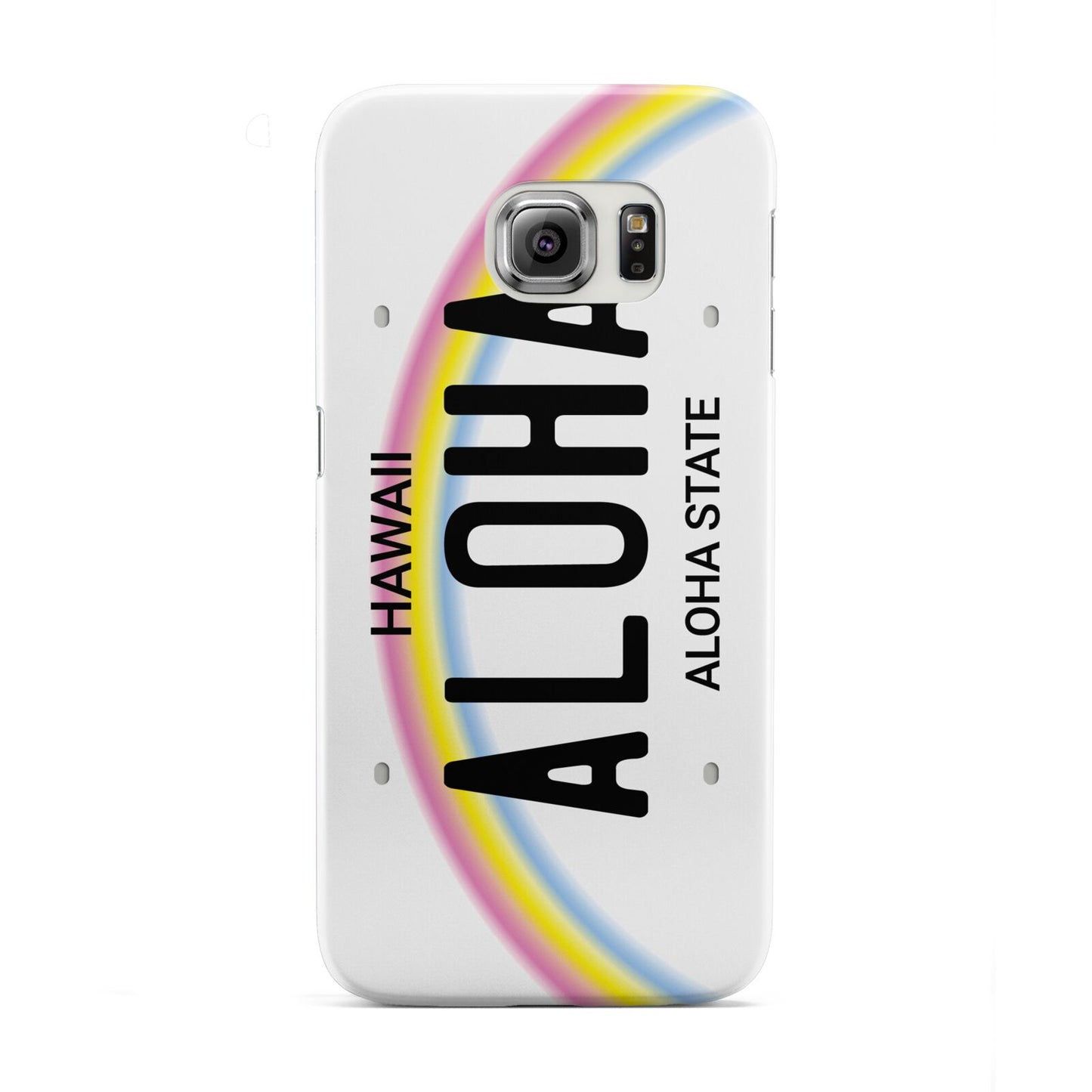 Custom Hawaii License Plate Samsung Galaxy S6 Edge Case