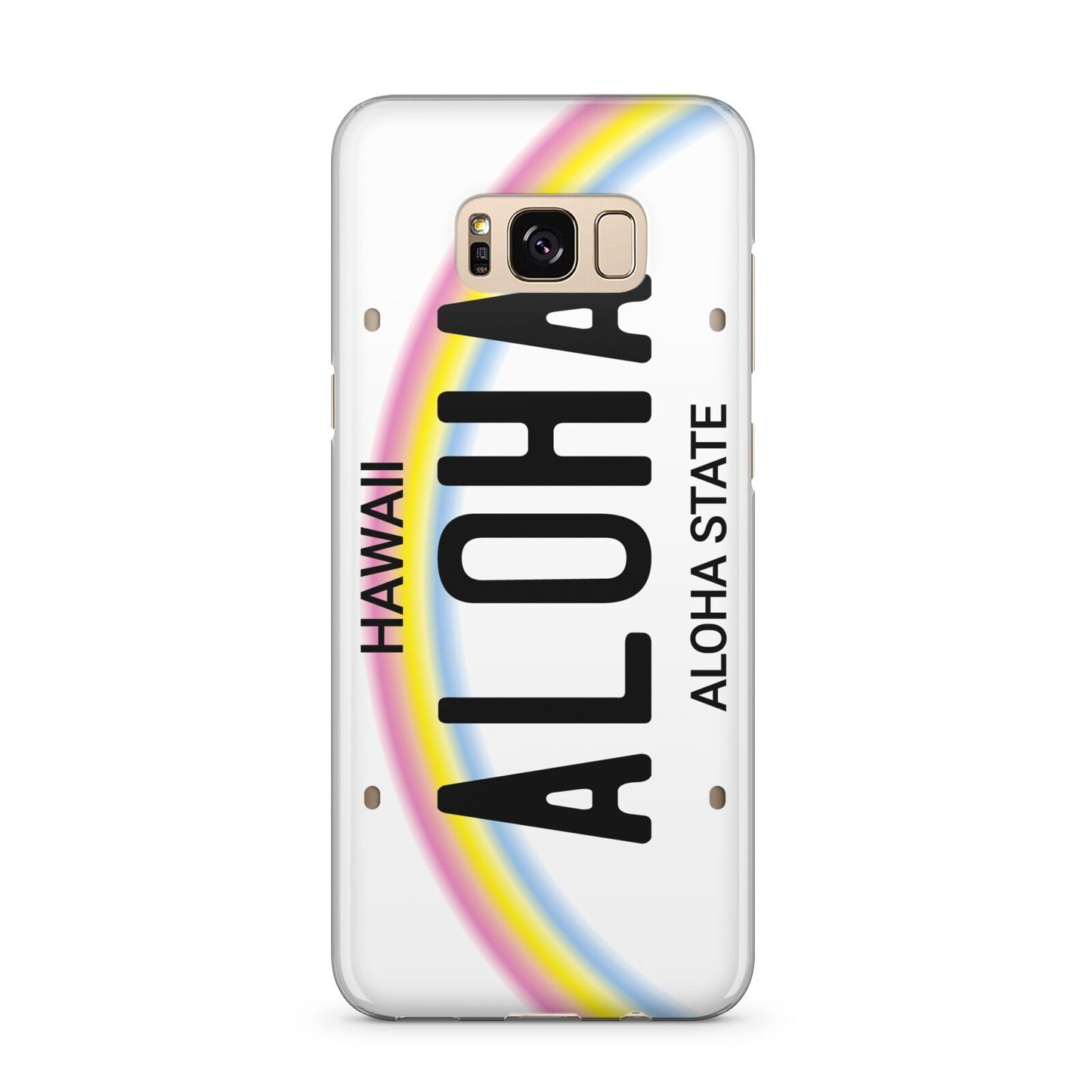 Custom Hawaii License Plate Samsung Galaxy S8 Plus Case