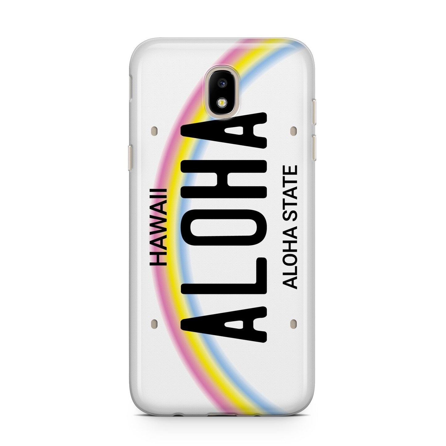 Custom Hawaii License Plate Samsung J5 2017 Case