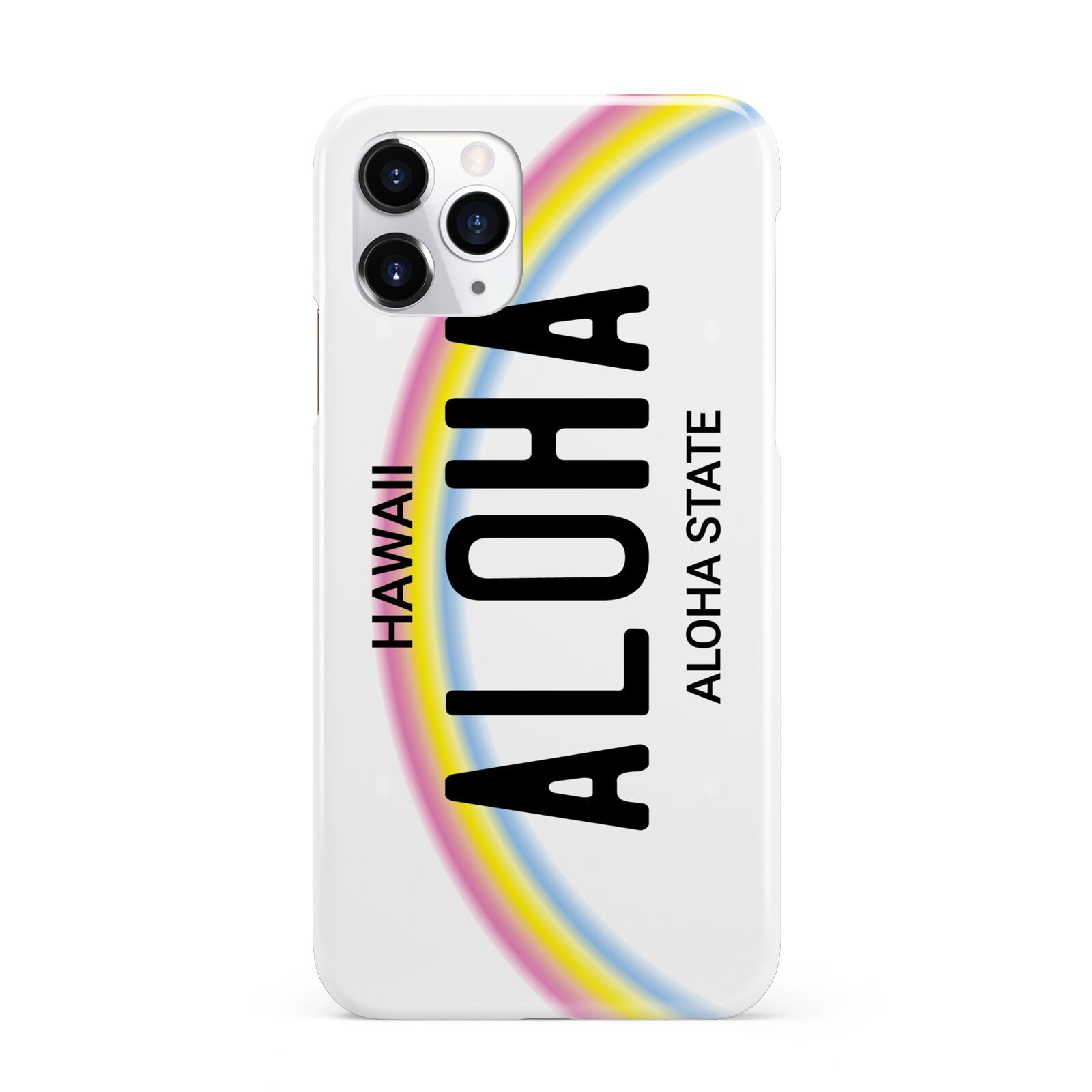 Custom Hawaii License Plate iPhone 11 Pro 3D Snap Case