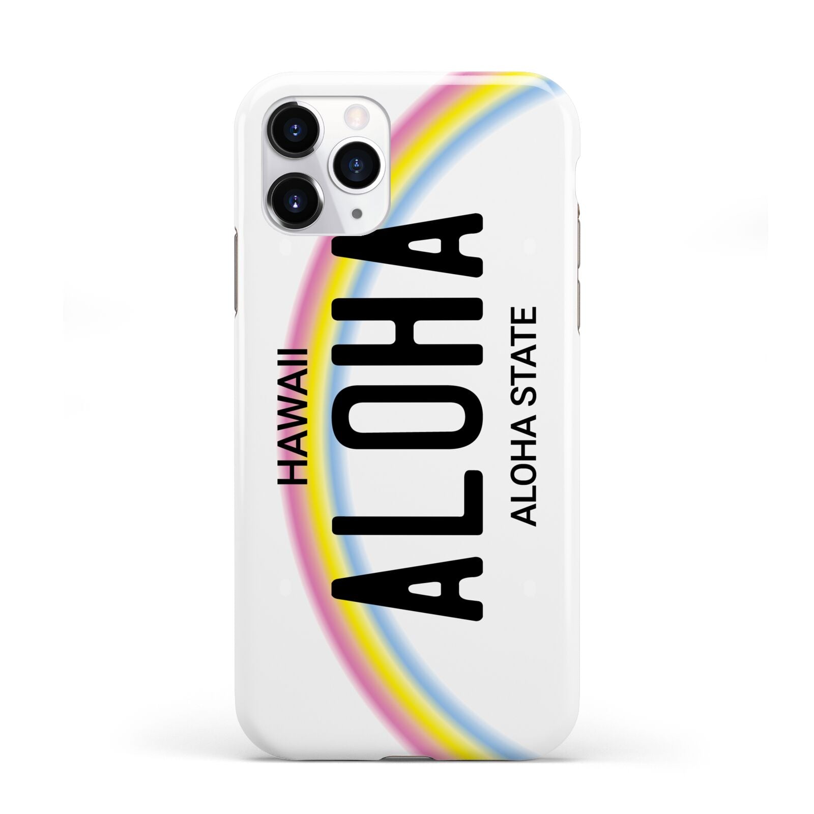 Custom Hawaii License Plate iPhone 11 Pro 3D Tough Case