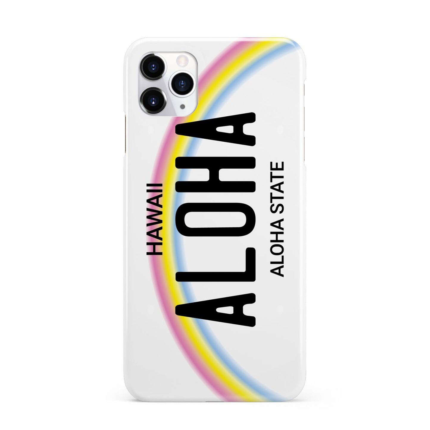 Custom Hawaii License Plate iPhone 11 Pro Max 3D Snap Case