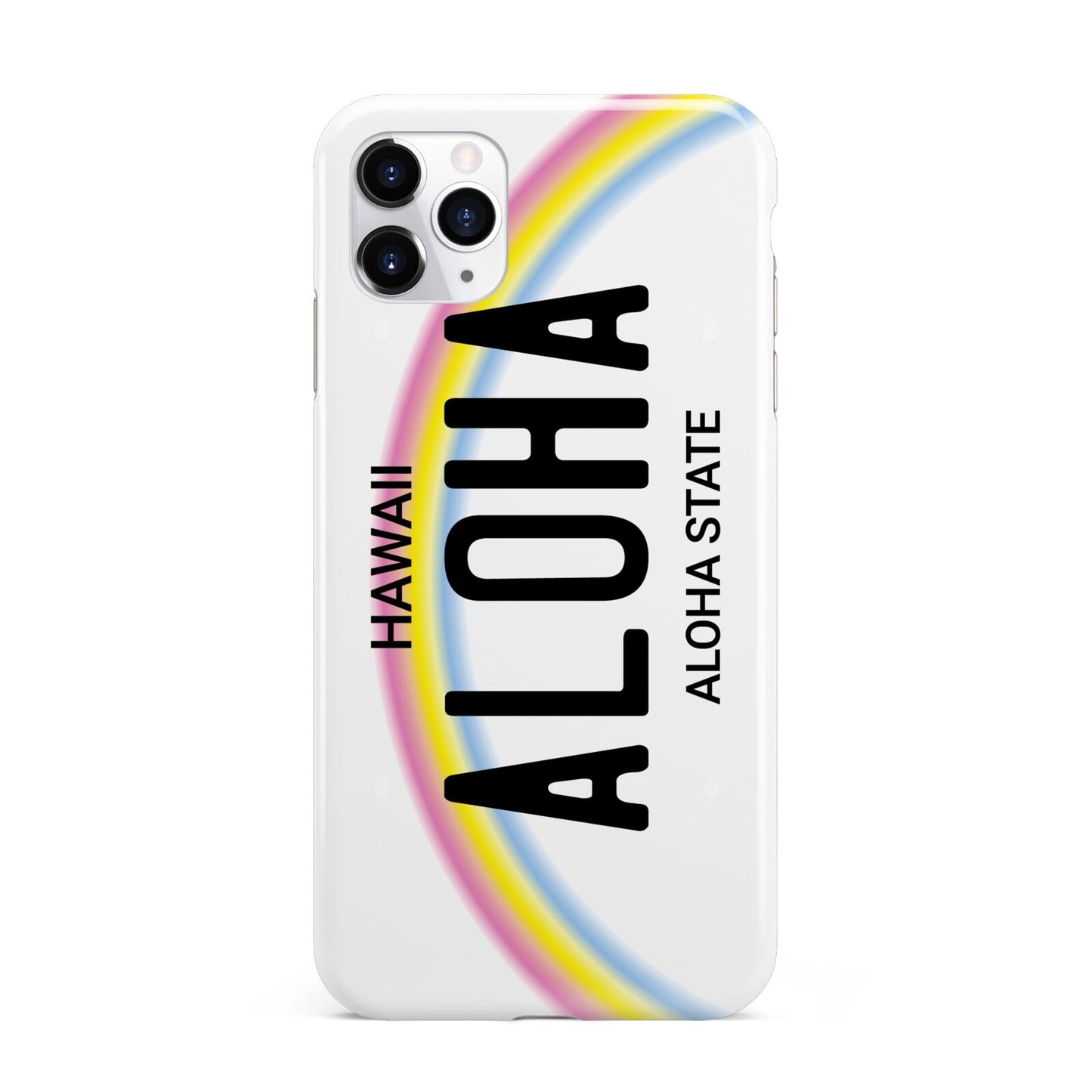 Custom Hawaii License Plate iPhone 11 Pro Max 3D Tough Case