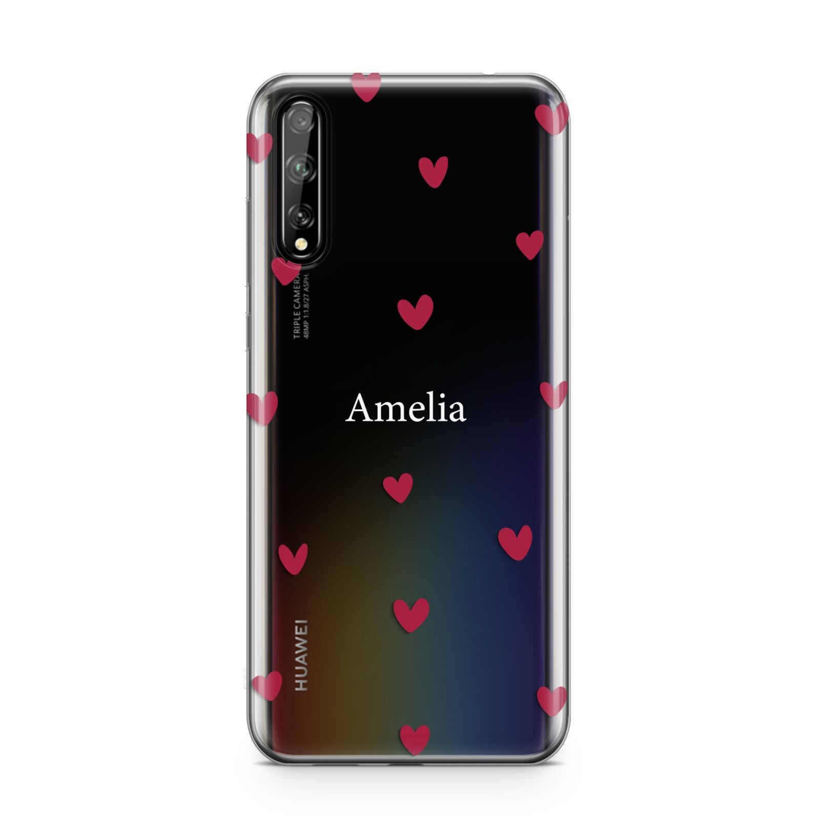 Custom Hearts Name Huawei Enjoy 10s Phone Case