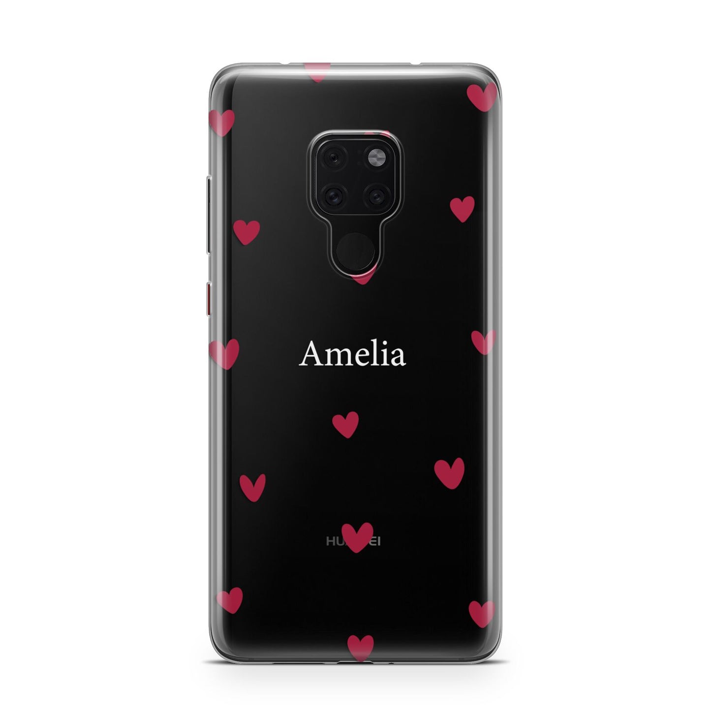 Custom Hearts Name Huawei Mate 20 Phone Case