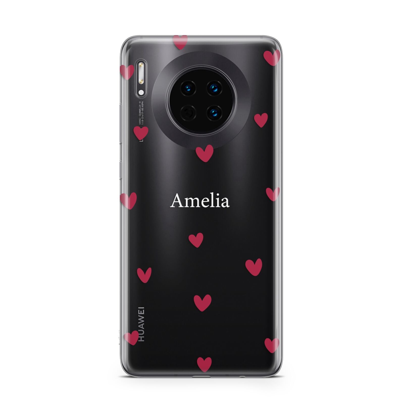 Custom Hearts Name Huawei Mate 30