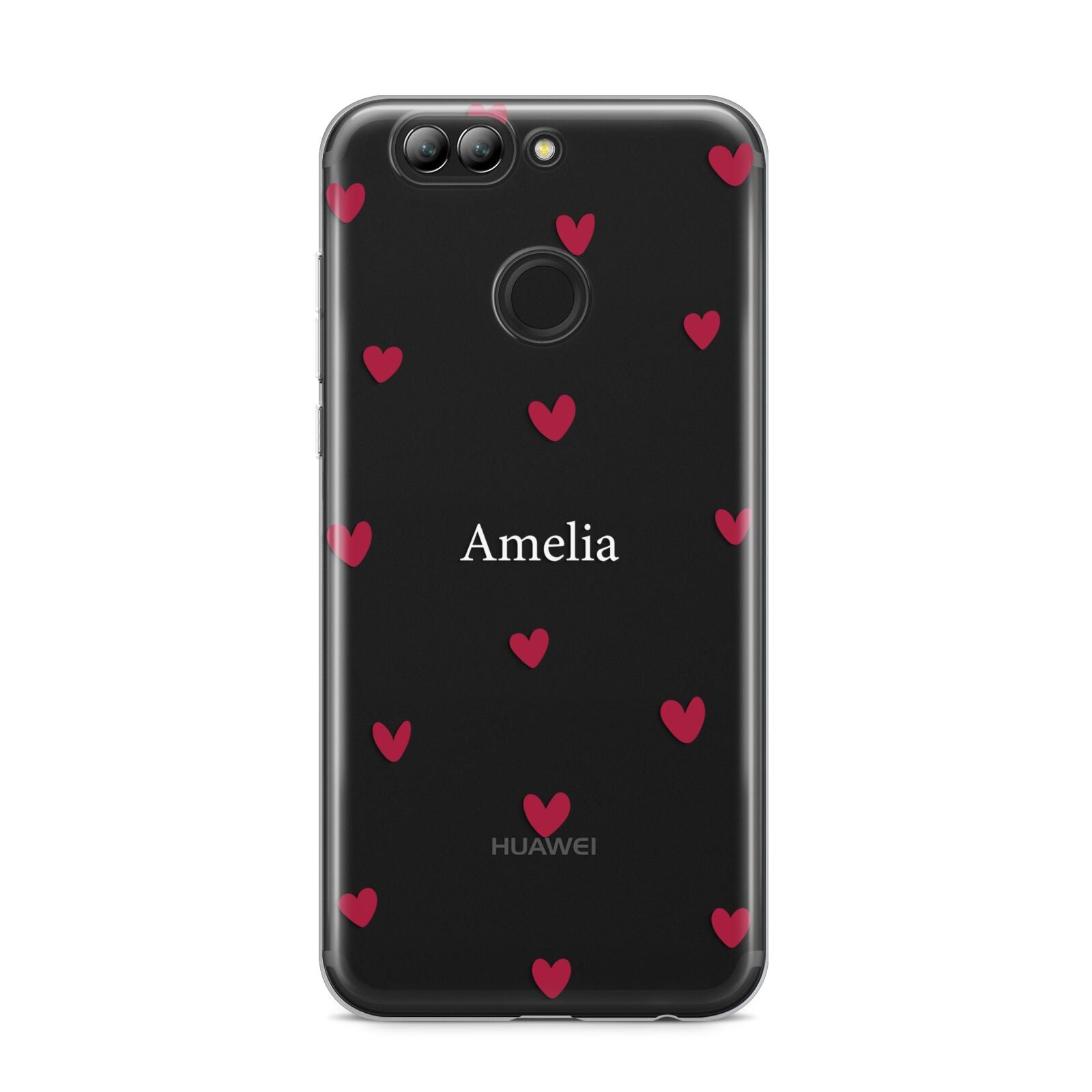 Custom Hearts Name Huawei Nova 2s Phone Case